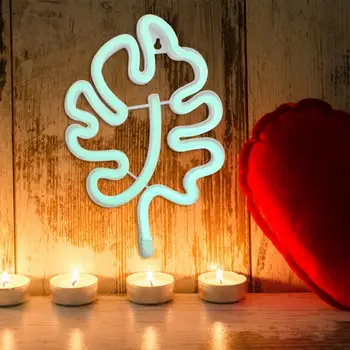 

LED Night Light Unique Tree Leaf Shape Hanging Night Light For Party Home Decoration
