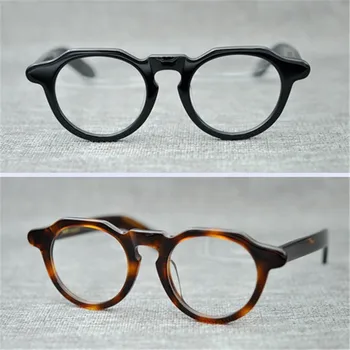 

Vazrobe Acetate Glasses Men Women Vintage Eyeglasses Frame Woman Men's Prescription Spectacles Tortoise Retro Fake Eyeglass Man