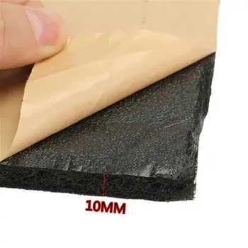 

12pcs 10mm Car SUV Sound Proofing Deadener Heat Noise Insulation Closed Cell Foam Car Interior Decoration Sheets