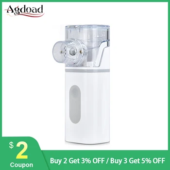 

Medical Nebulizer Mini Portable Handheld Mist Inhale AtomizerSteam Inhalation Nebulizer Machine for Children Adult Health Care