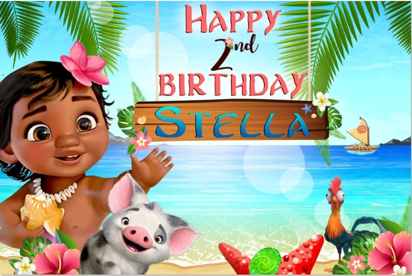 7x5ft Happy Birthday Party Personalized Moana Baby Blue Sea Breach Flowers Custom Photo Backdrop Background Vinyl 2cm X 150cm Backgrounds Aliexpress 7x5ft Happy Birthday Party Personalized Moana Baby Blue Sea Breach Flowers Custom Photo Backdrop Background Vinyl 2cm X 150cm Backgrounds Aliexpress