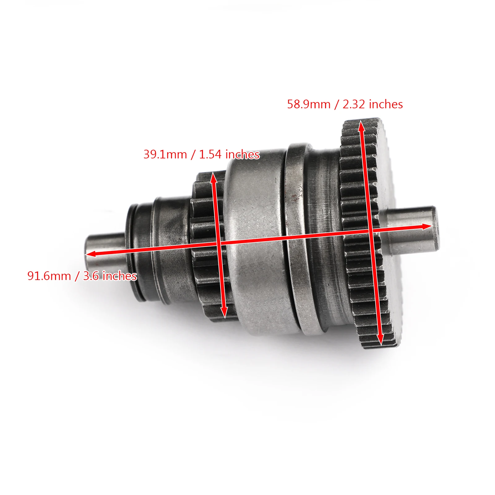 Areyourshop для Can Am Outlander 330 400 450 MAX STD XT EFI 03 19 Starter Bendix Idler шестерни 17T/44T| |