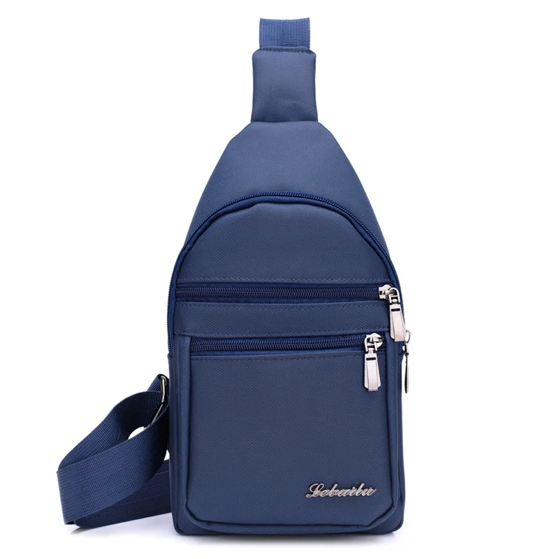 

2019 Spring Summer New Style Nylon Men And Women Celebrity Style Chest Bag Solid Color Waterproof Versitile Fashion Outdoor Trav