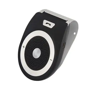 

Small Size T821 Wireless In-Car Handsfree Kit Portable Noise Cancelling Car Speakerphone Sun Visor Receiver