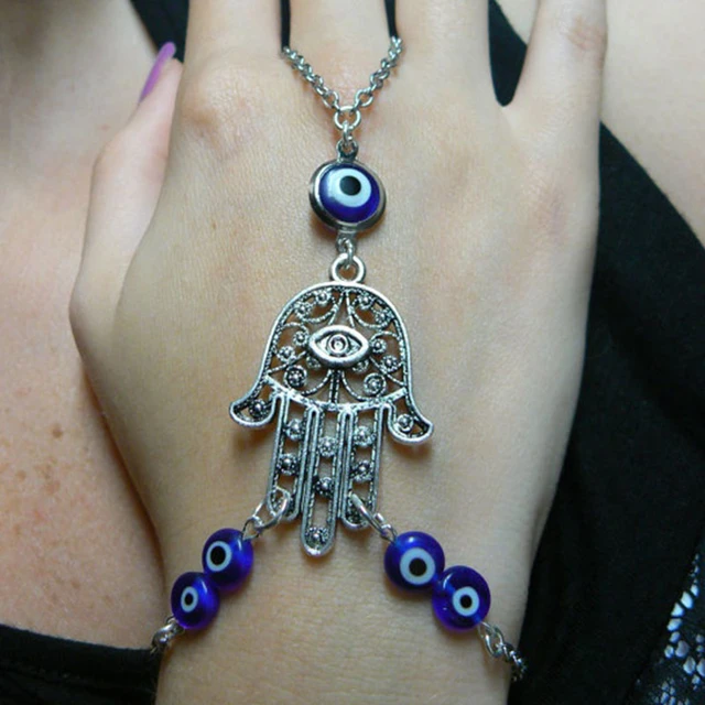 Turkish Evil Eye Bracelet Hamsa Hand Greek Mati Quality Bangle Jewellery  Adults | eBay