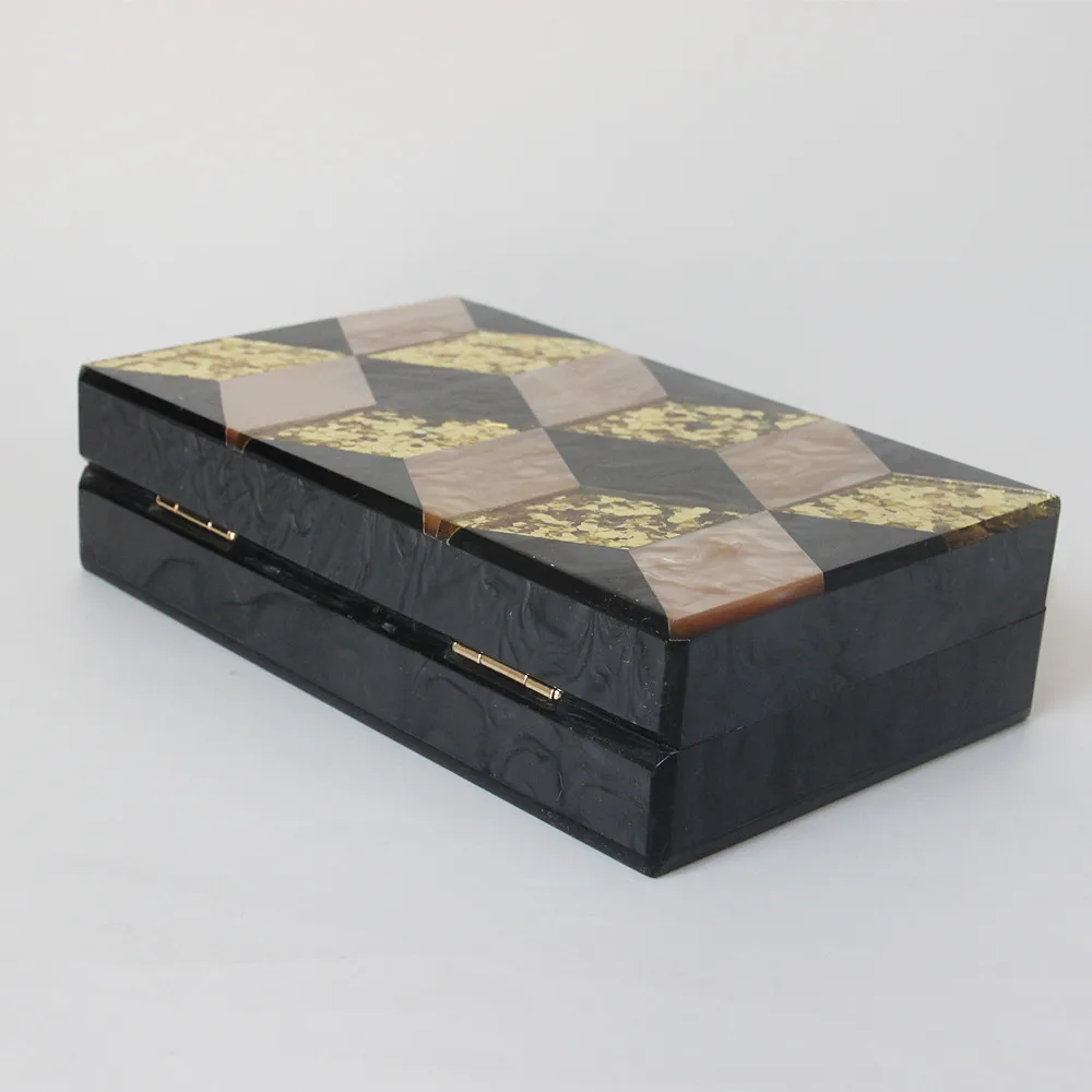Новые модные аксессуары женские сумки акриловые Seuqin Cube вечерняя сумочка женская Свадебная вечерняя сумка модная коробка в стиле «пэчворк» клатч кошелек