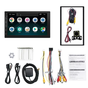 

New Android 8.1 GPS Navigation WiFi 7 Inch 2Din Eight Core Car Stereo MP5 FM Player 9999