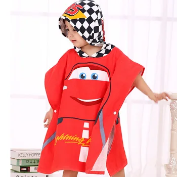 

Disney 100% Cotton Mickey Fashion Baby Girls Boys Hooded Towels Cloak Absorbent Bathrobe Toddler Baby Bath Towel Cloak 60X120CM