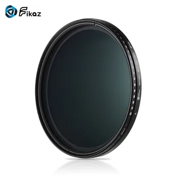 

Fikaz 67/72/82mm Ultra Slim Variable ND Filter ND2 to ND64 Neutral Density Filter for Camera Lenses