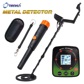 

P/P Modes Professional Metal Detector Treasure Hunter Detecting Adjustable Groud Balance Upgraded DSP Chip Audio Prompts