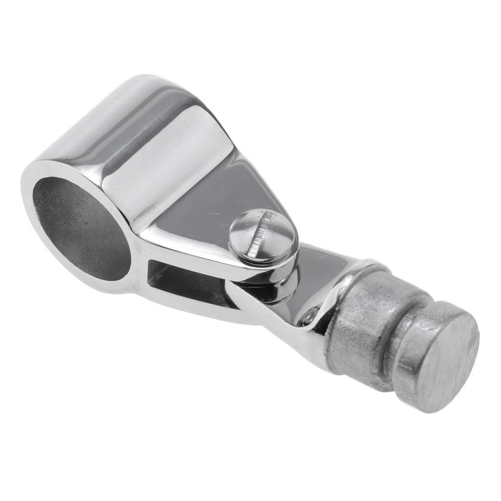 Marine Boat Awning Hand Rail Fitting 0.86Inch/22mm, 316 Stainless Steel Deck Hardware
