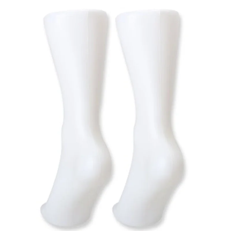 Hot Sale 2PCS Female Foot Sock Sox Display Mold Short Stocking Mannequin White | Дом и сад
