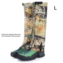 Гетры для пешего туризма гетры водонепроницаемые портативные регулируемые леггинсы с камуфляжной расцветкой гетры для охоты на открытом воздухе походная обувь