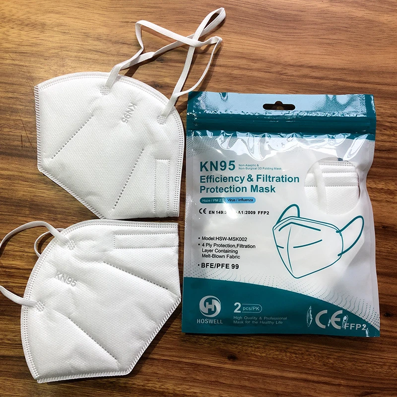 2 pièces KN95 masque 4 couches masque de sécurité pm2.5 filtre masque
de protection livraison rapide