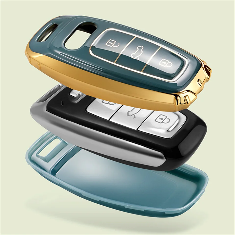 Cover custodia chiave auto per Audi a1 a3 8v a4 b9 a5 a6 c8 q3 q5 q7 tt - H4994e75383de4f4da87f3814a98a05b1Q