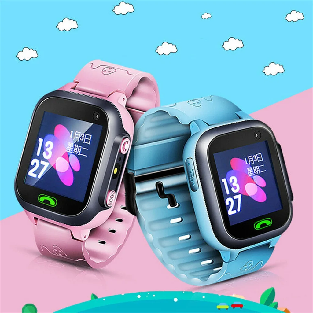  Smart Uhren Weihnachten Anti-verloren SmartWatch GPS-Tracker SOS Anruf GSM SIM Weihnachten Geschenk