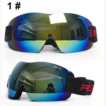 

New Fashion Frameless Ski Goggles Anti-fog UV400 Eye Protectio N Ski Glasses Snowboarding Googles Motorcycle Sun Glasses