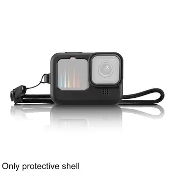 

PRE-SALE Soft Silicone Protective Case Suitable For GoPro 9 Case Cover Shell Action Sports Cover Accessories Lens Camera Fu K2G4