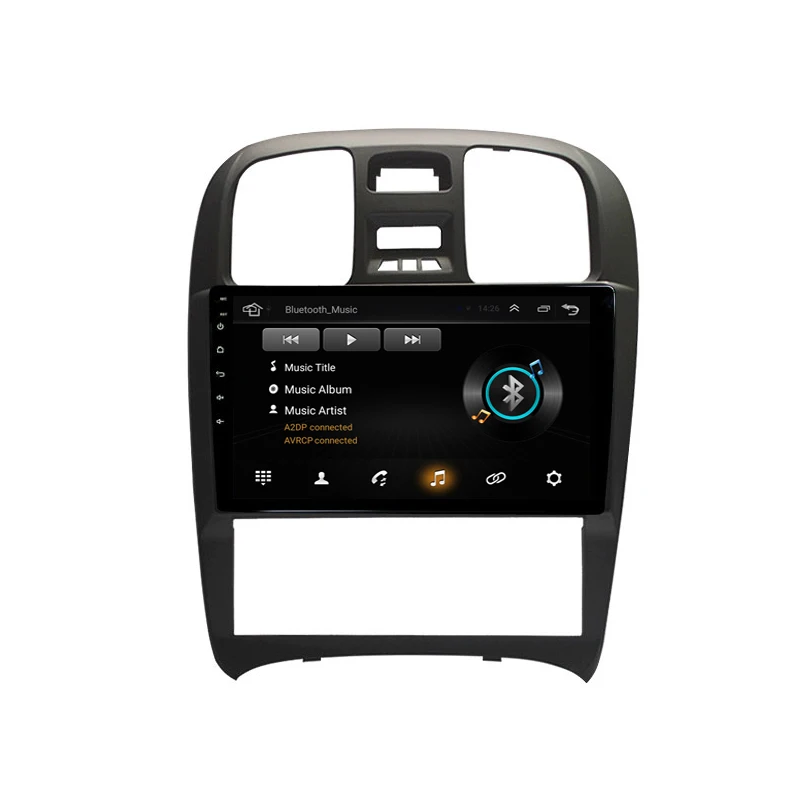 Perfect 9" 2.5D IPS Android 8.1 Car DVD Multimedia Player GPS for Hyundai Sonata Fe 2004-2007 08 2009-2012 car radio DSP 32EQ navigation 4