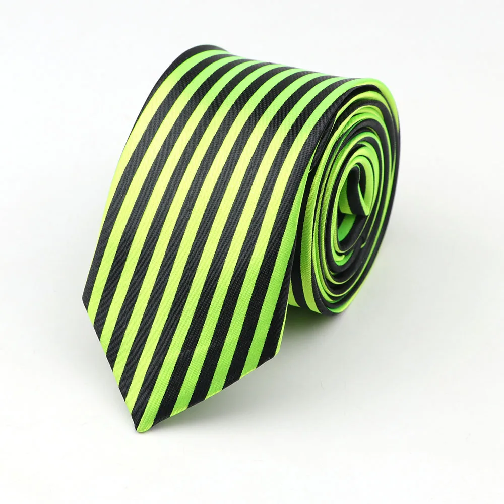 Мужской тонкий галстук в полоску в клетку Радужный галстук 145 см длина 5 см ширина вечерние Модные Узкие галстуки для костюма аксессуары для рубашек - Цвет: 15