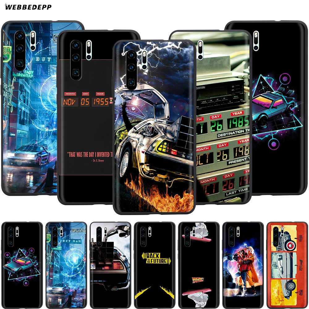 Webbedepp Назад в будущее время машина чехол для Huawei Mate 10 20 30 Nova 2i 2 3 3i 4 5i Y5 Y6 Y7 Y9 Pro Lite