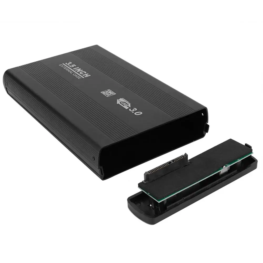 VKTECH 3,5 дюймов HDD внешний жесткий диск чехол сплошной цвет Классический Тонкий SATA SSD до USB3.0 адаптер жесткий диск Корпус для ПК|Корпус жесткого диска| - AliExpress
