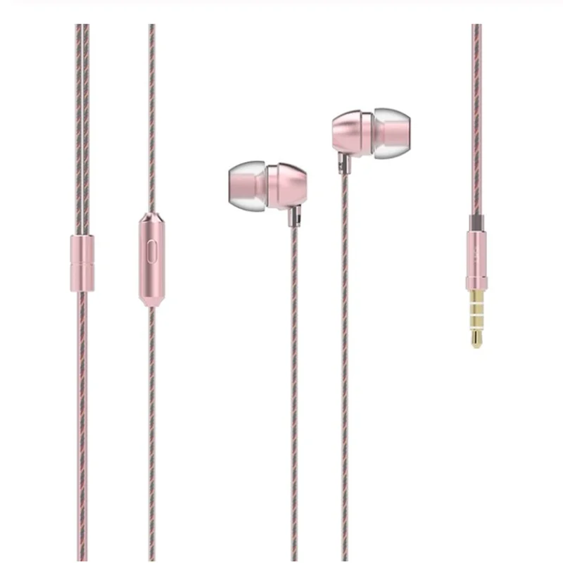 HM7 Pink Наушники UiiSii HM7/13, ходовые наушники с микрофоном, металлические стерео наушники с супер басами 3,5 мм для iPhone/samsung Phone Go pro MP3 - Цвет: HM7 Pink