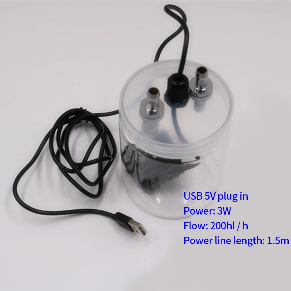 Насос для резервуара с usb подключением офисный ПК ноутбук мягкая трубка