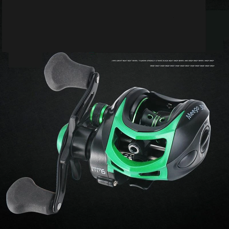 Fishing Baitcasting Reel Spinning 19+1BB 8kg Drag Super Strong Magnetic Force Speed Ratio9.1:1 Metal Casting Fishing Reel