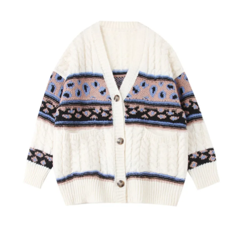 Women Oversize Loose Cardigan Sweater 2019 Korean Style Fashion Knitted Carigans Coats Female Autumn Winter Clothes Thick |