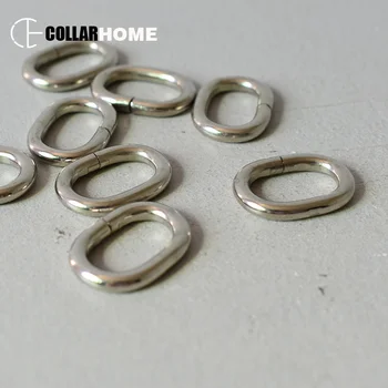 

100pcs Heavy duty metal buckles connection rings belt straps buckle 20mm for bag luggage handbag dog collar sewing accessories