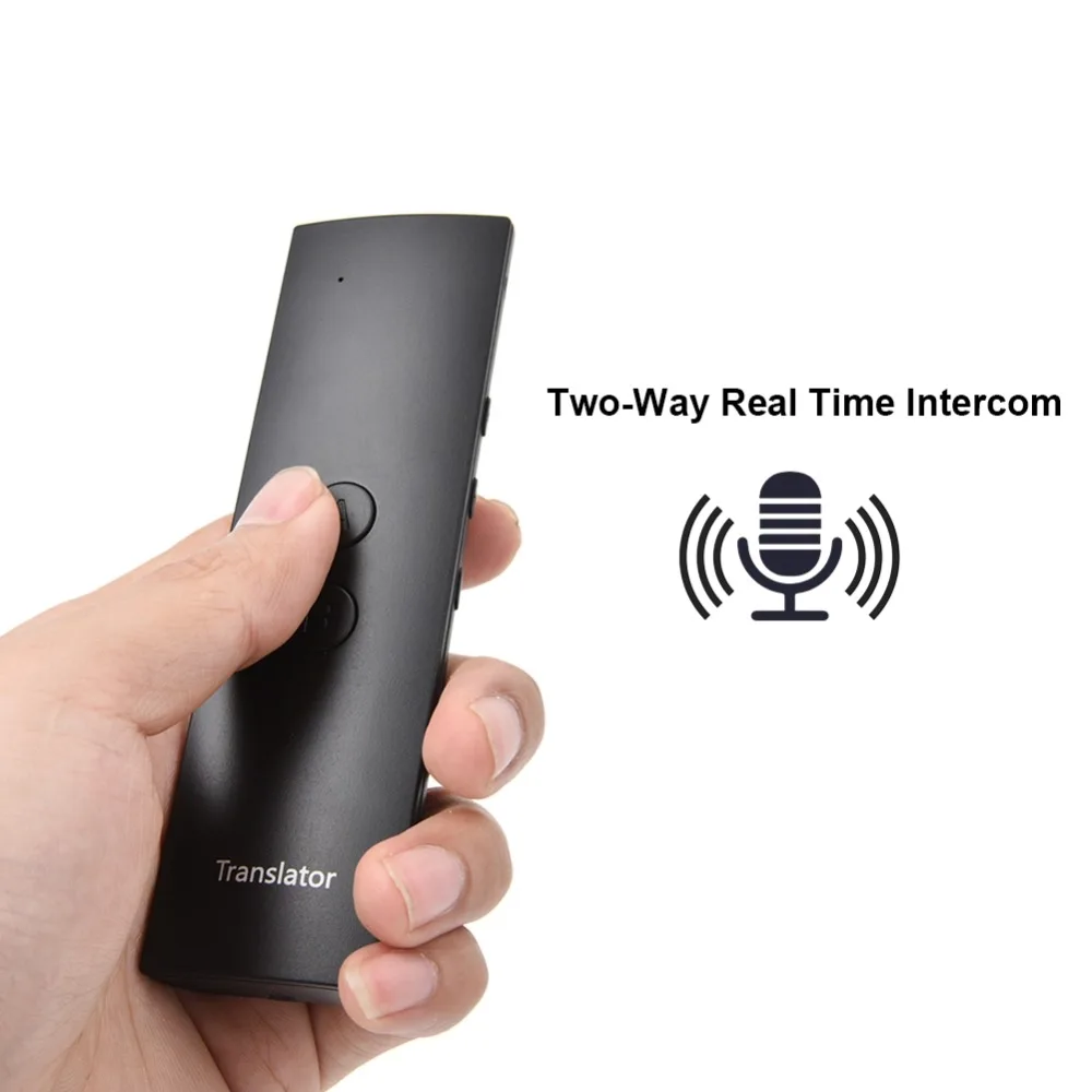 

NEW Portable Smart Voice Translator Two-Way Real Time Translation Pocket Device for Learning Business T6