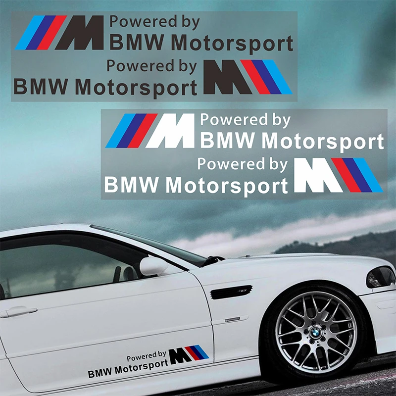 2 Pcs M Motorsport Sticker Car Side Door Reflective Sticker For Bmw X1 X3 X5 X6 M3 M5 M6 E46 9 E90 E60 6 Car Styling Aliexpress