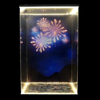 

Building Block Acrylic Display Box for 71040 - Engraving + Inkjet + Back Light + Up and Down Lights(Display Box Included Only)