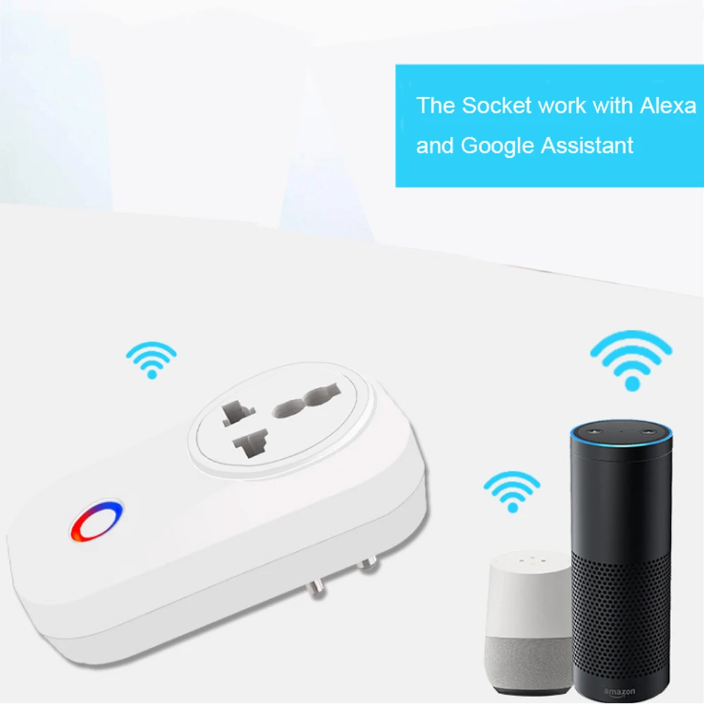 Usee ũ Ʈ Socker  ÷ Zigbee Ʈ  10A/16A, Tuya  , Alexa Google Ȩ ̴ IFTTT 
