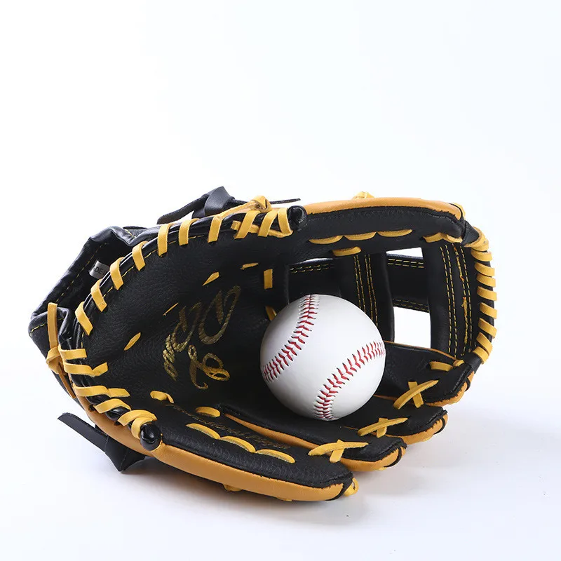 Baseball Gloves for Men School Match Adults Youth Train Genuine Leather 11.5 "/12.5"