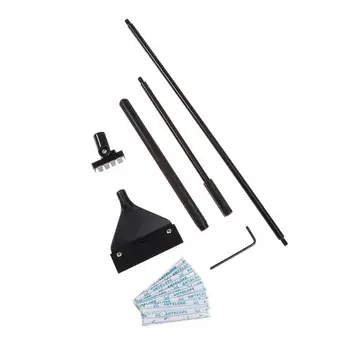 

Aluminum Magnesium Alloy Algae Scraper Cleaner Brush With 10 Stainless Steel Blade for Aquarium Fish Reef Plant Glass Tank