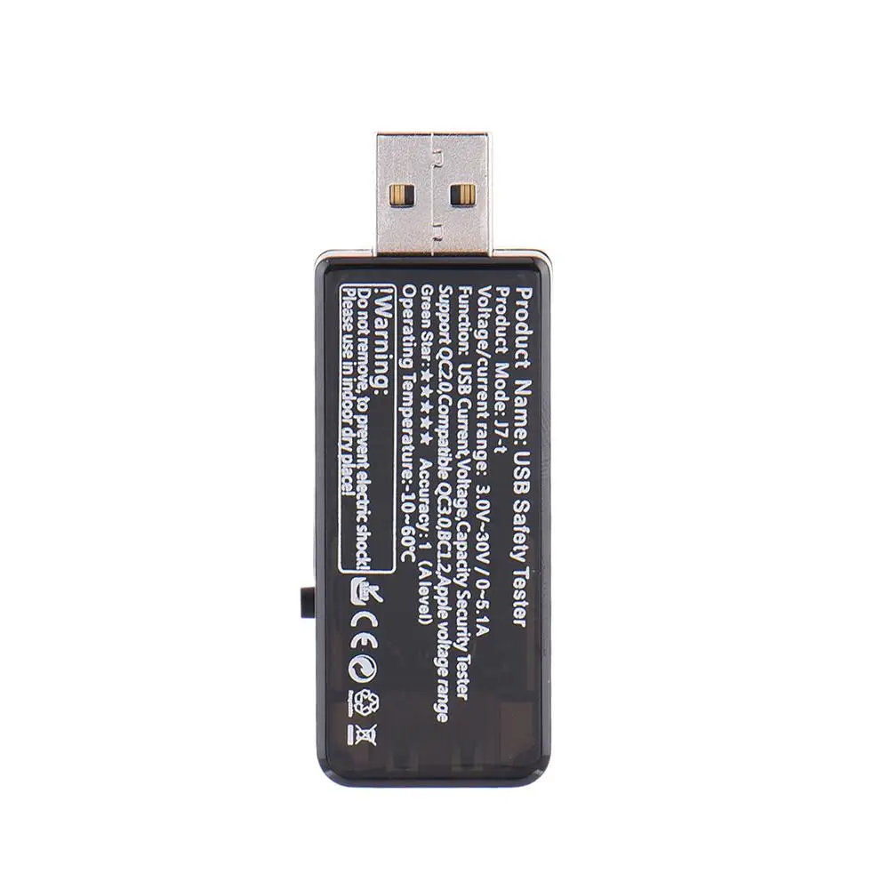 Измерители напряжения 3~ 30 В постоянного тока Вольтметр Амперметр USB тестер емкость монитор быстрое зарядное устройство батарея банк питания детектор тока