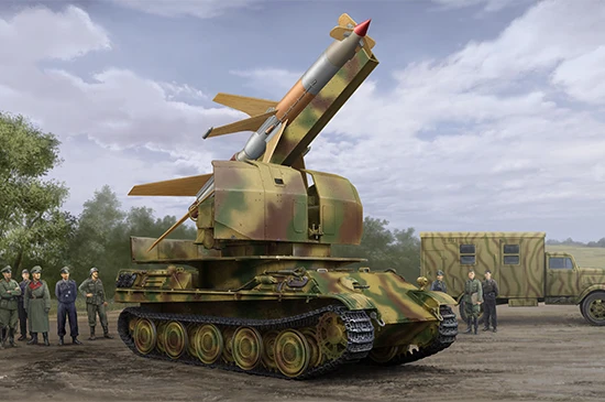 Trumpeter 09532 1/35 Flakpanther w/8,8 см Flakrakete Rheintochter I-Scale модель комплект