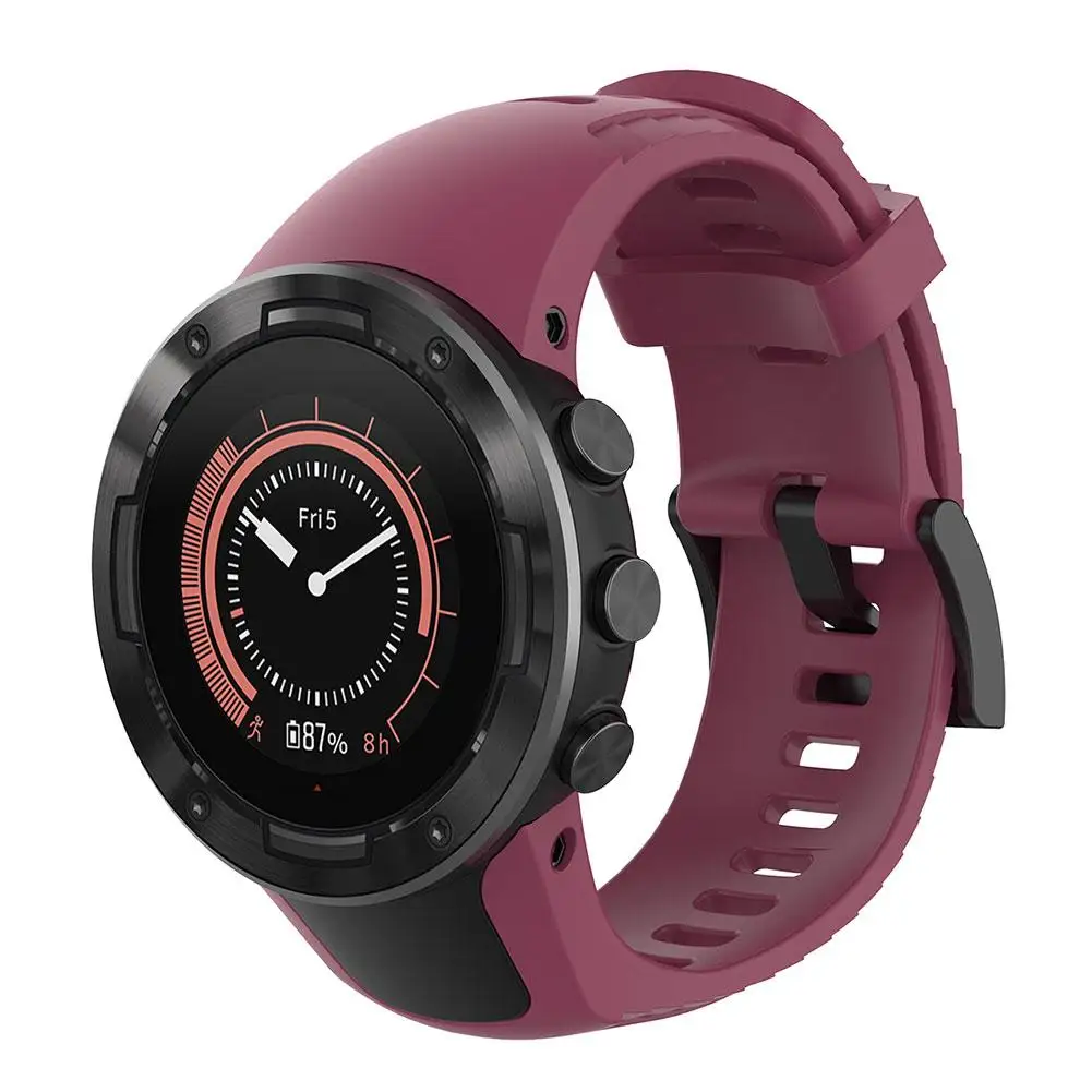 Силиконовый сменный аксессуар часы ремешок Браслет для Suunto D5 спортивные наручные часы