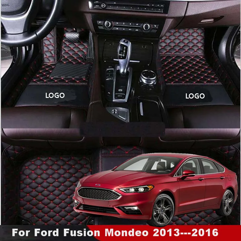 Car Floor Mats For Ford Fusion Mondeo 2013 2014 2015 2016 Customized