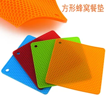 

Silicone Placemat Heat Resistant Mat Insulation Pot Mat Desk Set Disk Sand Pot Pad Home
