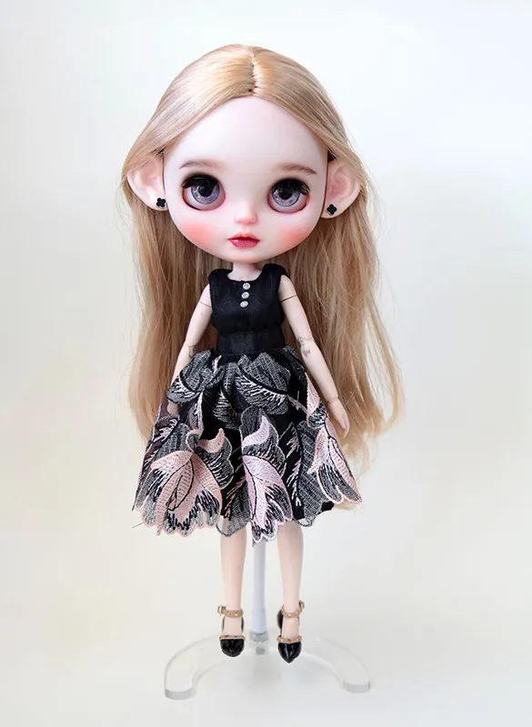 Новое кукла 1/6 кружевное платье ob24 платье кукольный наряд(Fit blyth, ob24, pullip, azone, licca, BJD, ICY, кукла 1/6