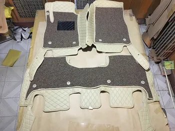 

Real shot Car floor mats and car trunk mats for Toyota Land Cruiser in stock present