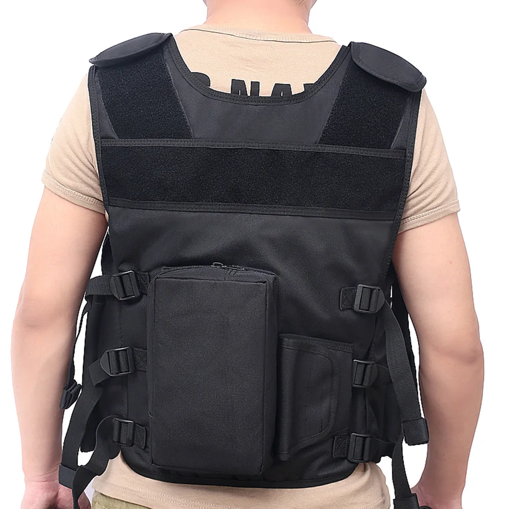 

Hot Sale 800D Molle Vest Multi-pocket Detachable Vest for Black Durable Outdoor Camping Hunting Adventure Accessories