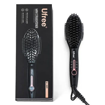 

Ufree New Hair Straightener Brush Hair Electric Brush Comb Irons Straight Hair Comb brush Hair Straightener Curler styling tool