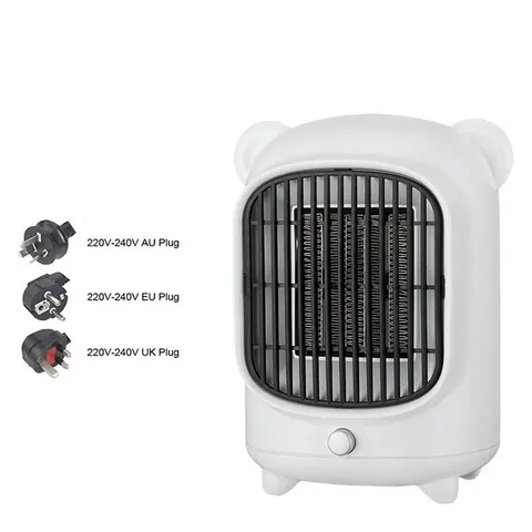 Desktop Portable Electric Heater 500W Mini Silent Heater Energy-saving & Power-saving Home Bedroom