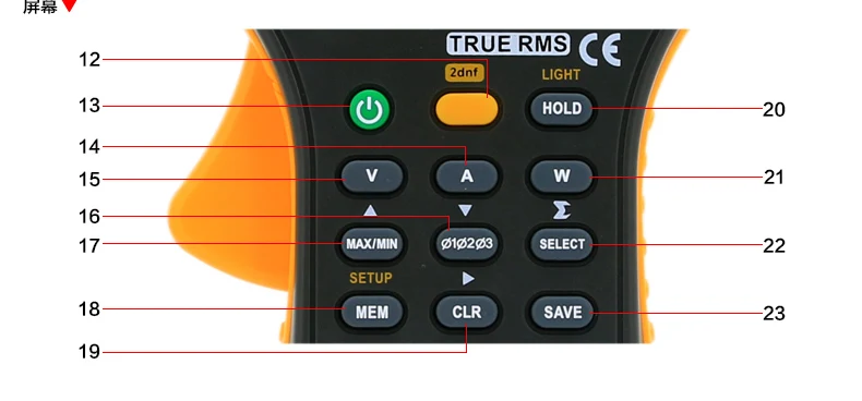VICTOR VC3285 цифровой измеритель мощности