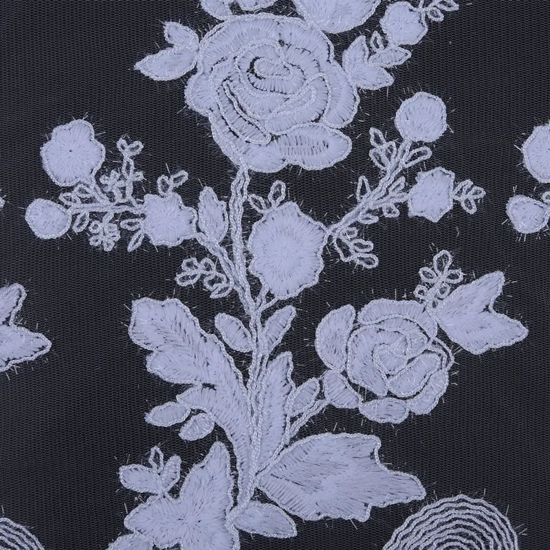 Модная африканская сетчатая кружевная ткань Handwok embroidery Bone Rope французский Тюль кружевная ткань нигерийское высокое качество праздничное платье A1765