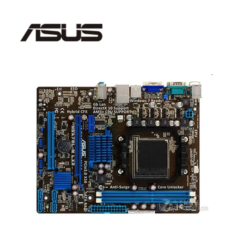 Материнская плата для ASUS разъем AM3 + DDR3 AMD 760G M5A97 970M FX оригинальная настольная
